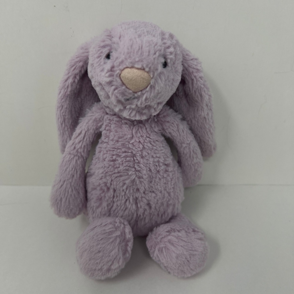 Jellycat Bashful Bunny Small Lavender Purple Soft Plush 8" Stuffed Animal Toy